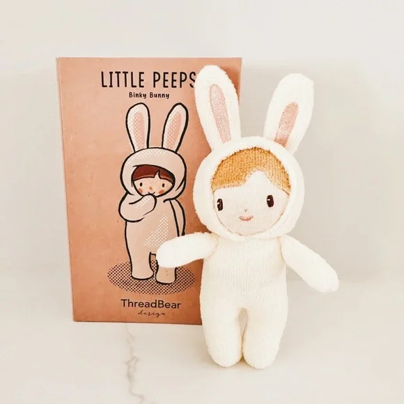 NWT Binky Bunny Matchbox Doll by Threadbear Design. - Picture 3 of 13